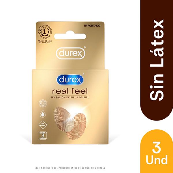 Condones Sensibilidad Durex Real Feel Durex