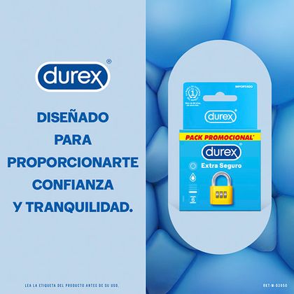 Pack promocional Durex Extra Seguro