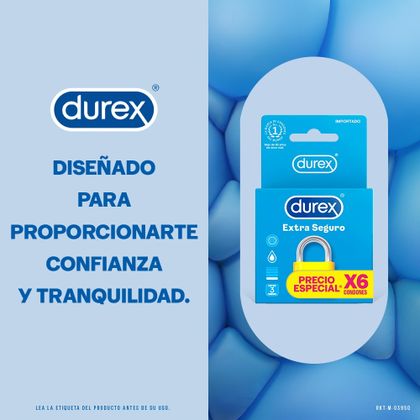 Pack promocional Durex Extra Seguro