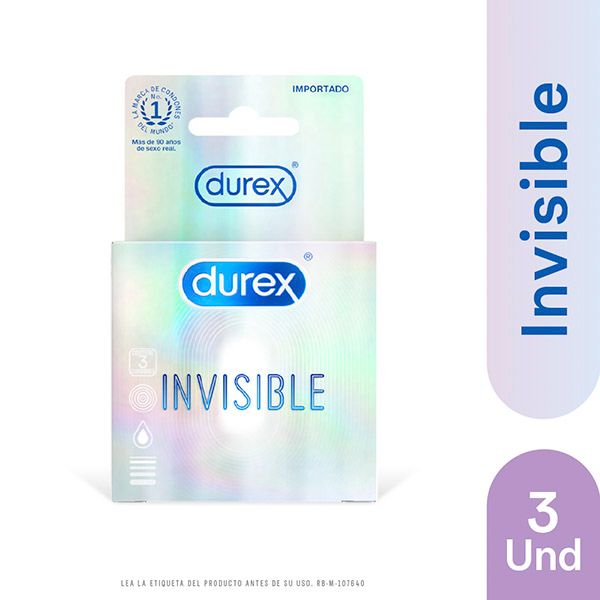 Condones Sensibilidad Durex® Invisible | Durex®