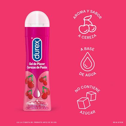 Durex Lubricante Cerezas de Pasion