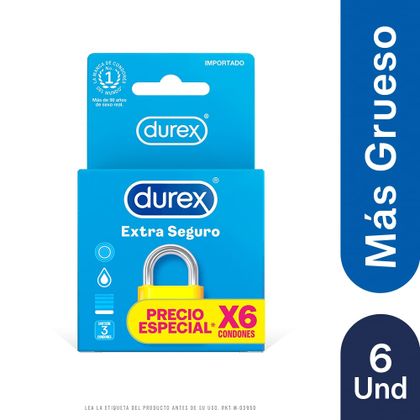 Pack promocional Durex Extra Seguro