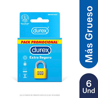 Pack promocional Durex Extra Seguro