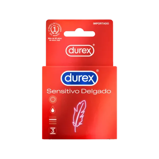 Durex Sensetivo Delgado 3 pack image